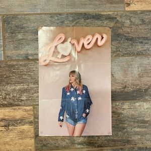 Taylor swift lover poster